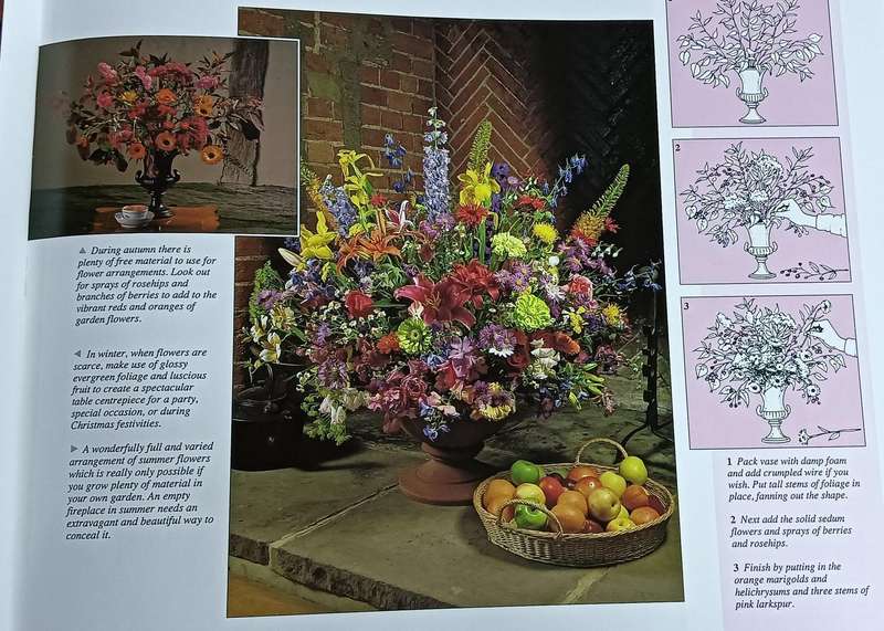 The Step by Step Art of Flower Arranging - Jane Newdick & Neil Sutherland - Hardcover - 124 pages