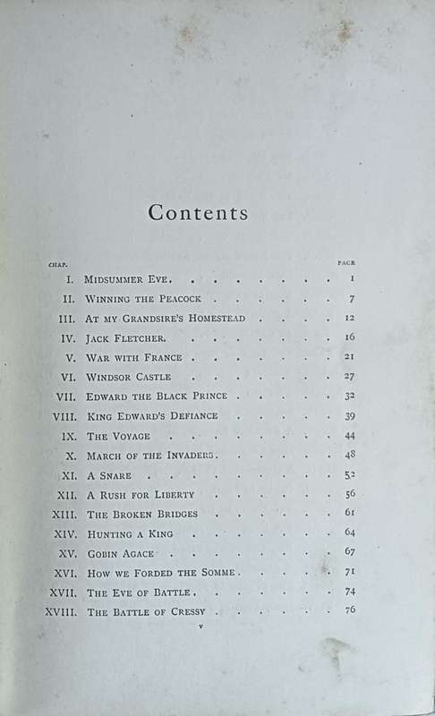 Cressy and Poictiers - J.G. Edgar - Hardcover - 283 pages