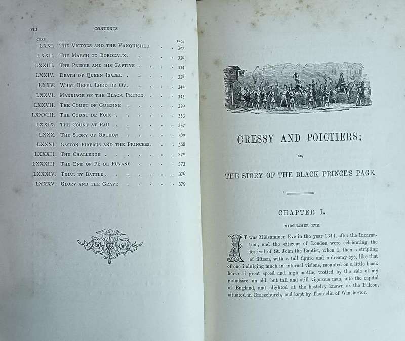 Cressy and Poictiers - J.G. Edgar - Hardcover - 283 pages