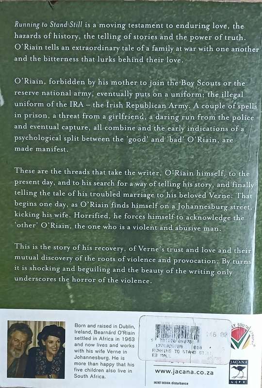 Running to Stand Still - Beanard O'Riain - Softcover - 391 pages