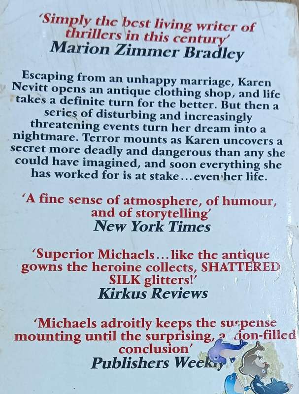 Shattered Silk - Barbara Michaels - Softcover - 307 pages