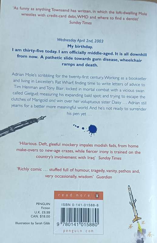 Adrian Mole and the Weapons of Mass Destruction - Sue Townsend - Softcover - 460 pages