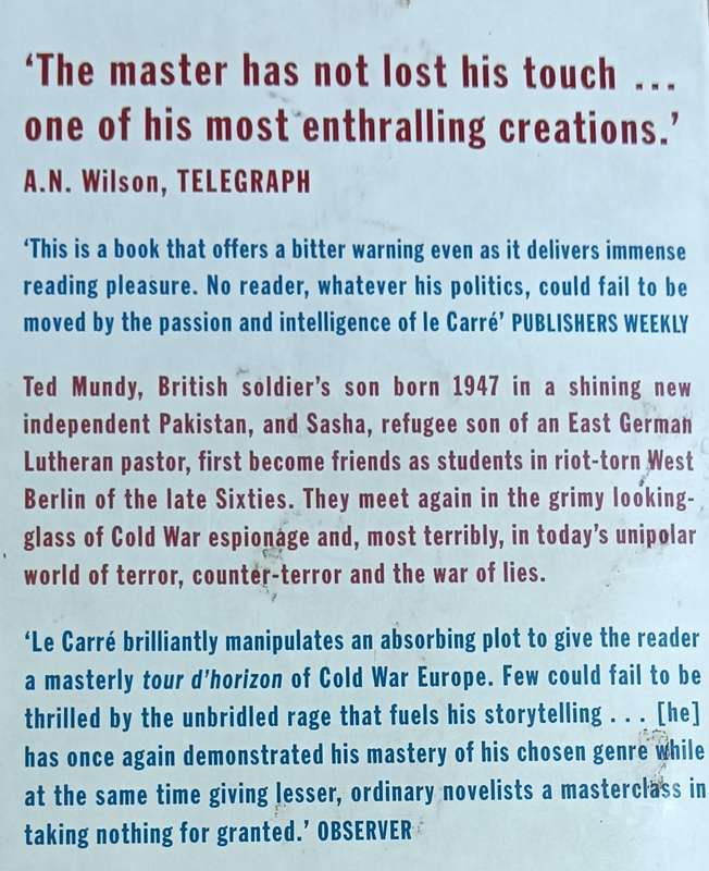 Absolute Friends - John Le Carre - Softcover - 382 pages