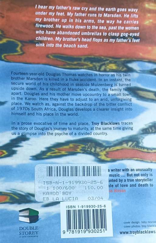 Karoo Boy - Troy Blacklaws - Softcover - 190 pages