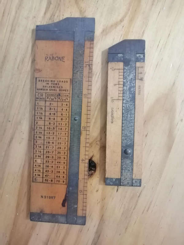 Rope calipers x 2  vintage