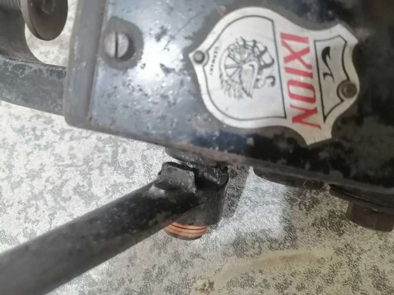 Ixion vintage bench grinder