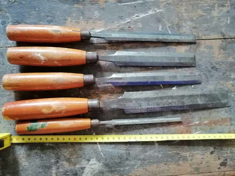 Sorby paring bevel edge firmer  chisels