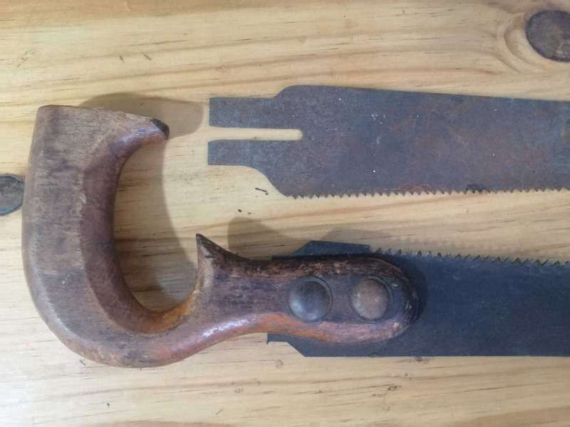 Keyhole saw with extra blade 2 vintage