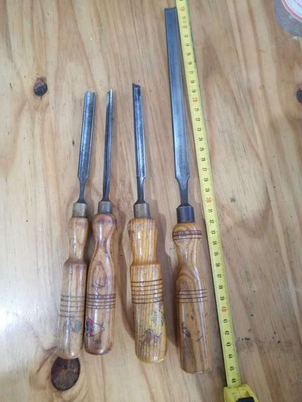 Vintage gouge chisels
