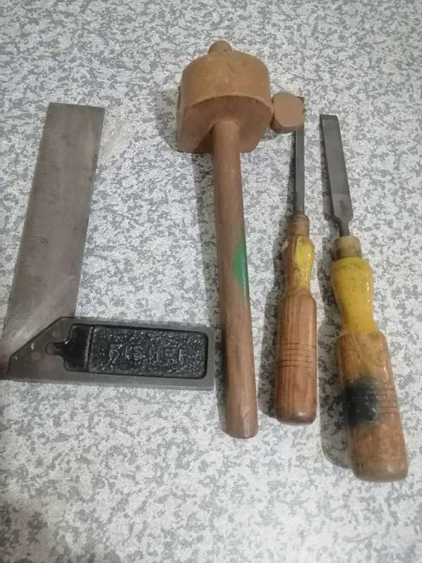 Chisel combo square gauge vintage