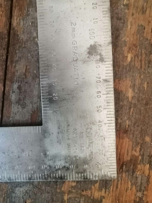 Stanley 45- 530 square rabone 136 contraction rule