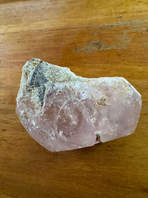 125 gram Morganite rough crystal
