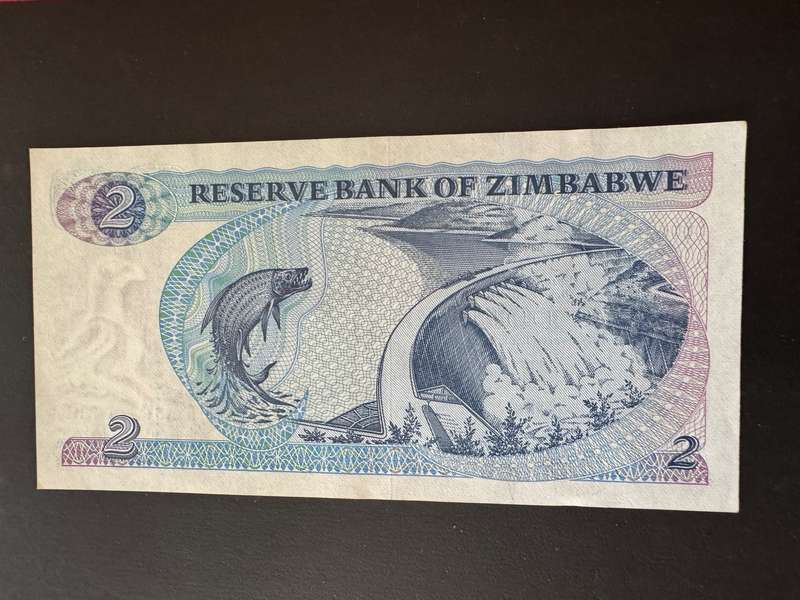 $2 note Zimbabwe UNC