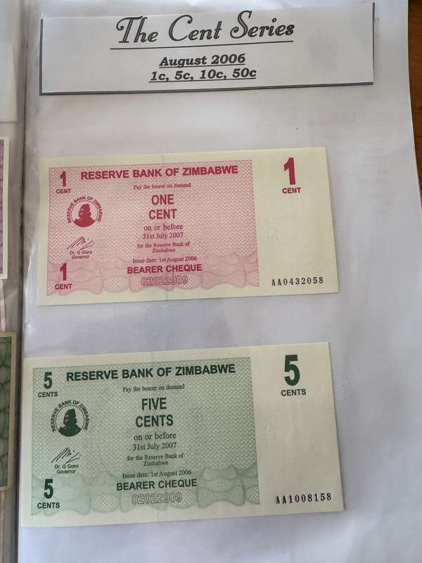 massive Zimbabwe banknotes collection 78 different notes