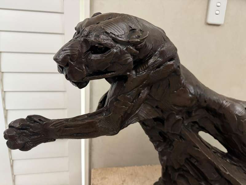 Dylan Lewis Bronze Leopard bronze Sculpture