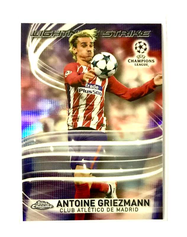 2017-18 Topps Chrome UCL Lightning Strike #LS-AG Antoine Greizmann