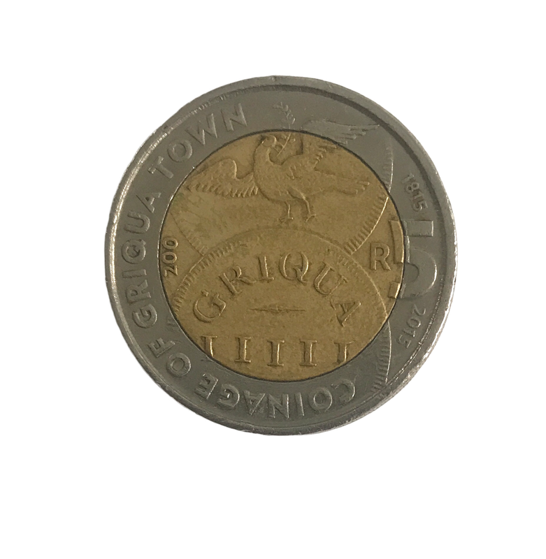 2015 South Africa 5 Rand 200th Anniversary Griqua