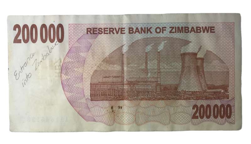 2007 Zimbabwe Two Hundred Thousand Dollars