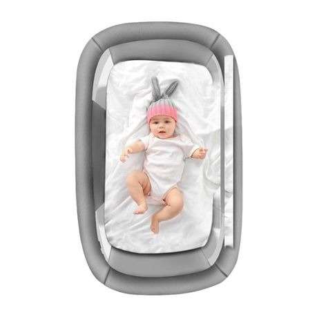 Baby Rocker Bassinet Crib & Co-Sleeper with Detachable Mosquito Net