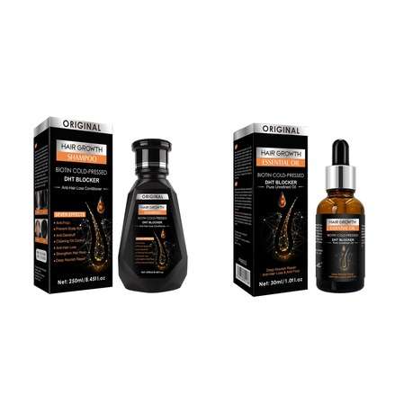 Original Biotin Cold Pressed Hair Growth Shampoo & Biotin Essential Oil