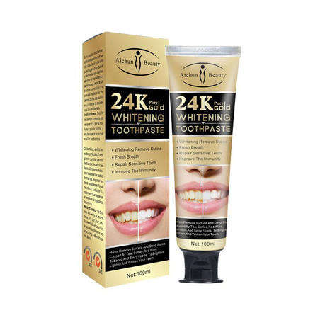 Aichun Beauty 24K Pure Gold Whitening Toothpaste