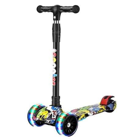 Kids Glide Scooter With LED Lights