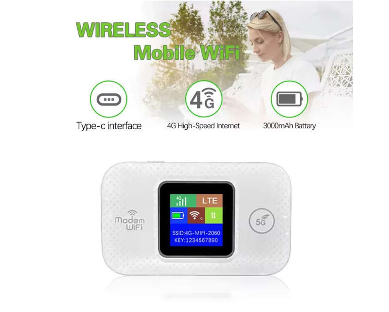 5G/LTE Wireless Portable WIFI Display Router