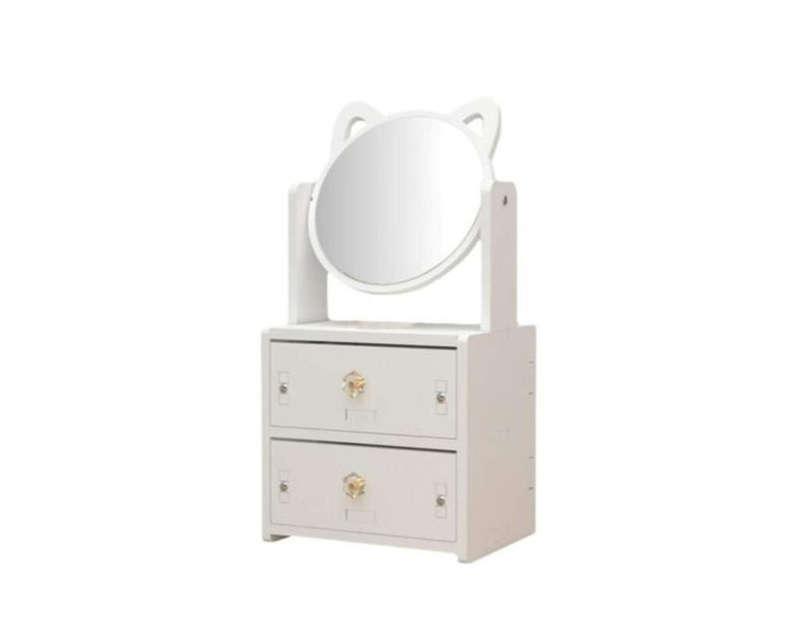 Cosmetic Organizer Draws with Mirror