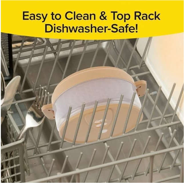 Super Awesome Microwave Potato Cooker with Lid