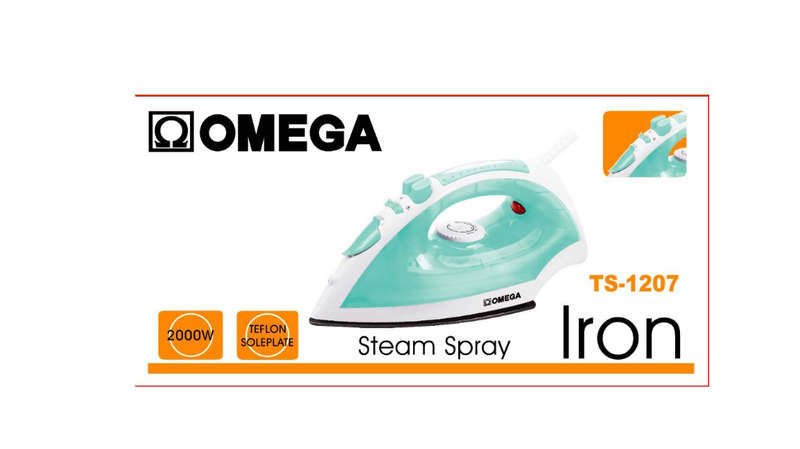 Omega Steam Spray Iron