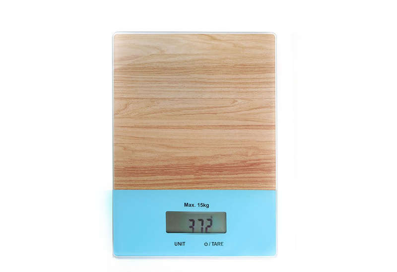 Tempered Glass Digital Kitchen Scale with LCD Display