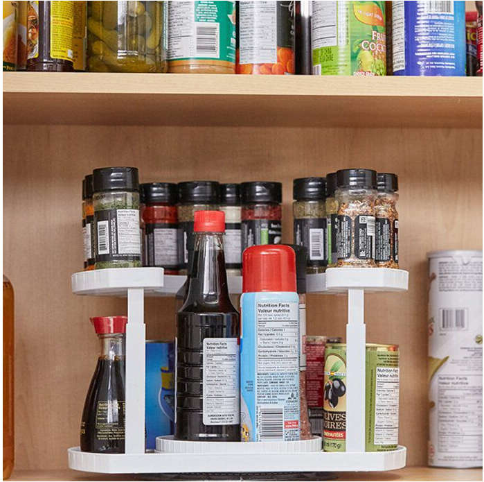 Rotating Spice Spinning Rack Organizer