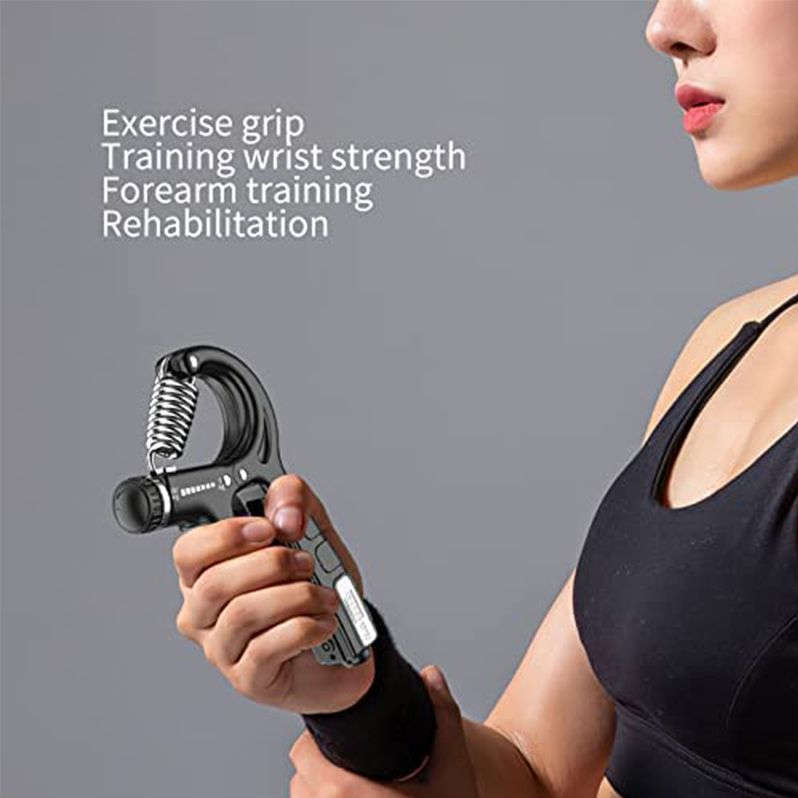 2Pack 5-60 Kg Hand Grip Strengthener With Counter