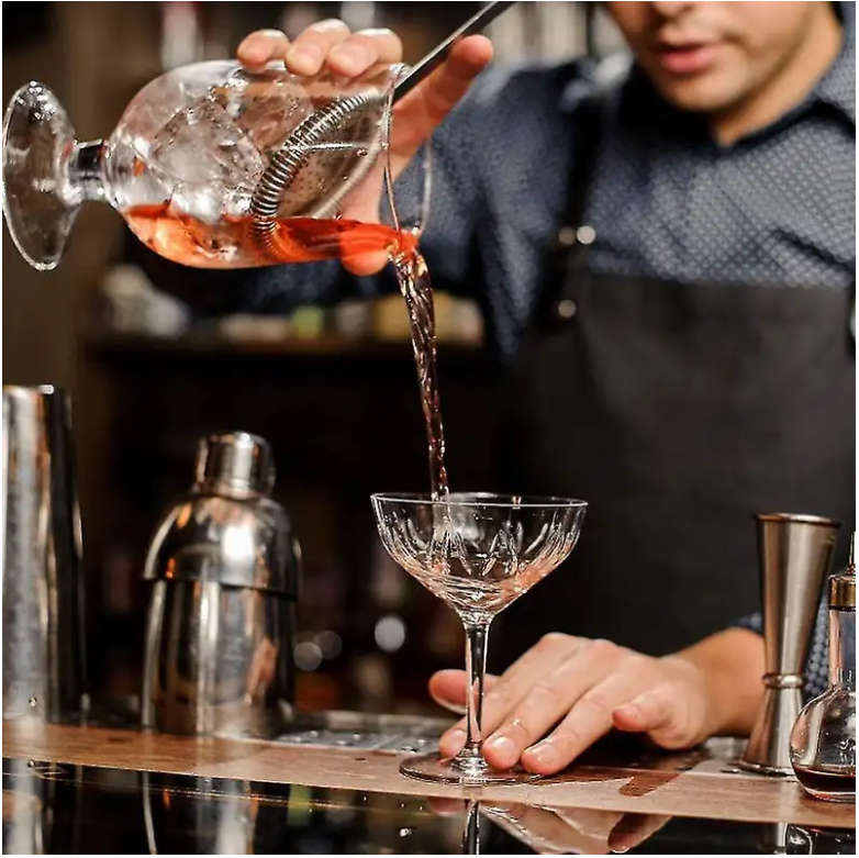 12 Peice Stainless Steel Cocktail Kit with Stand