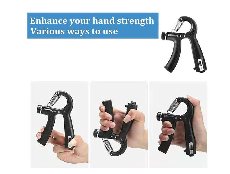 2Pack 5-60 Kg Hand Grip Strengthener With Counter