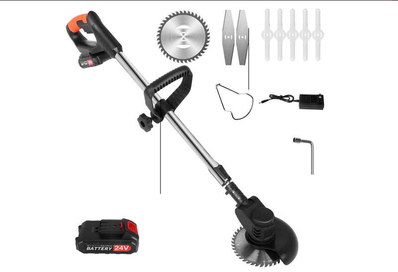 Electric Cordless String Trimmer Weed Eater Garden Grass Cutting Machine