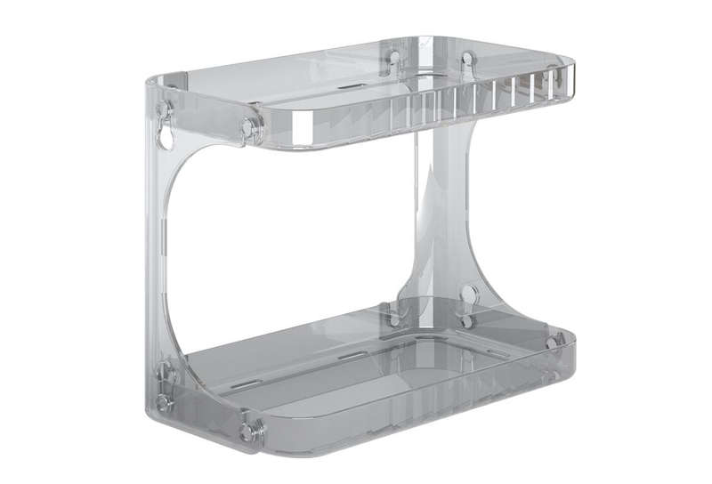 2-Tier Vanity Tray Shelf for Makeup Cosmetic