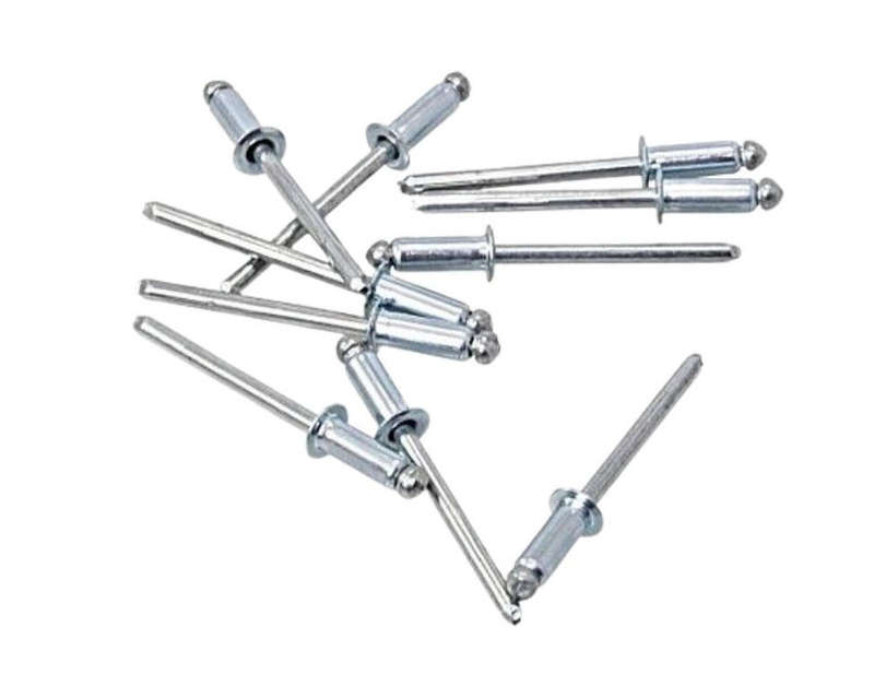 Shind 4.0x8mm Silver Rivets About 358Piece