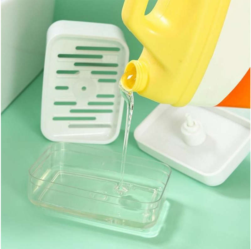 2 in 1 Soap Dispenser and Sponge Holder
