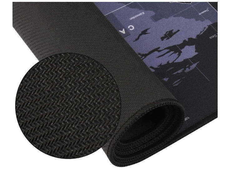World Map Anti-Slip Extended Mouse Pad.( 2 pcs)