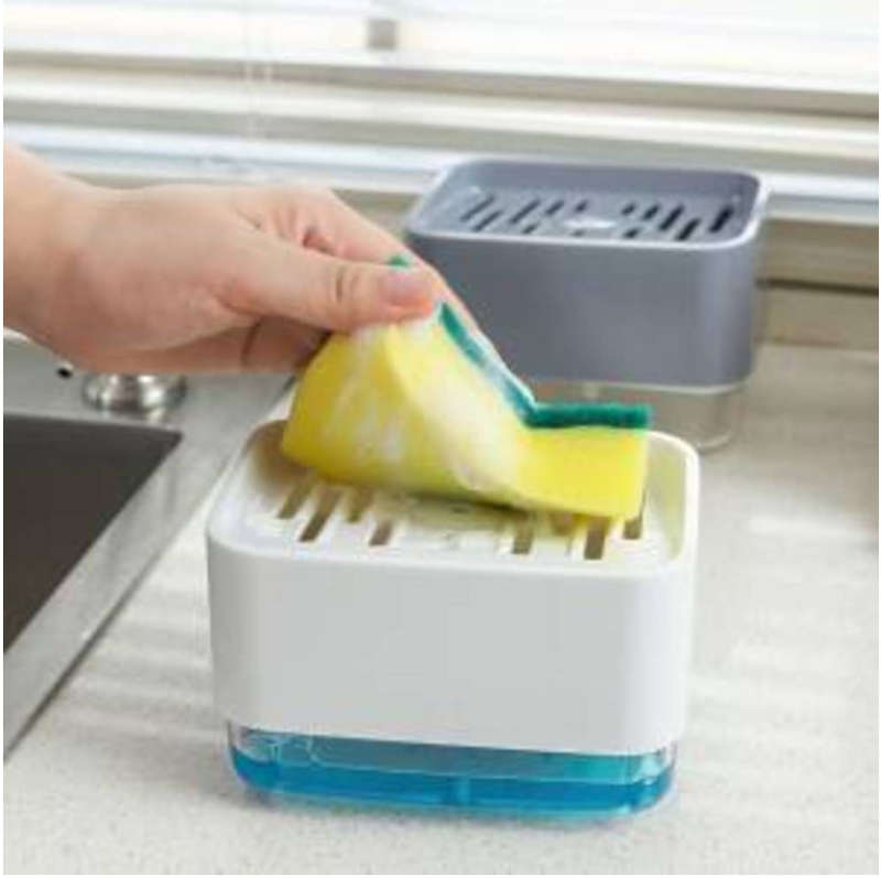 2 in 1 Soap Dispenser and Sponge Holder