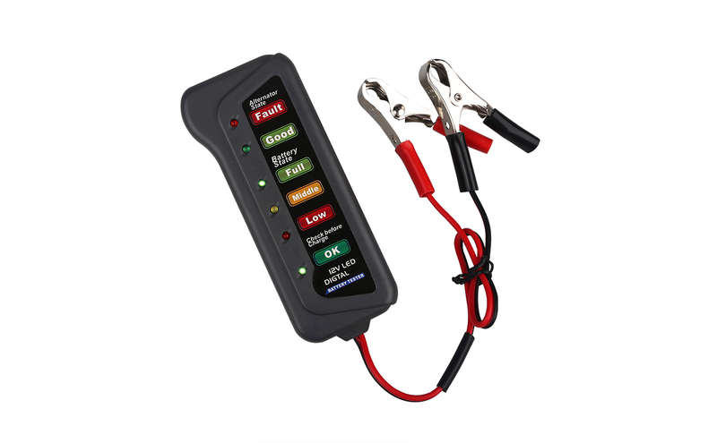 12V Battery Tester and Digital Alternator Tester