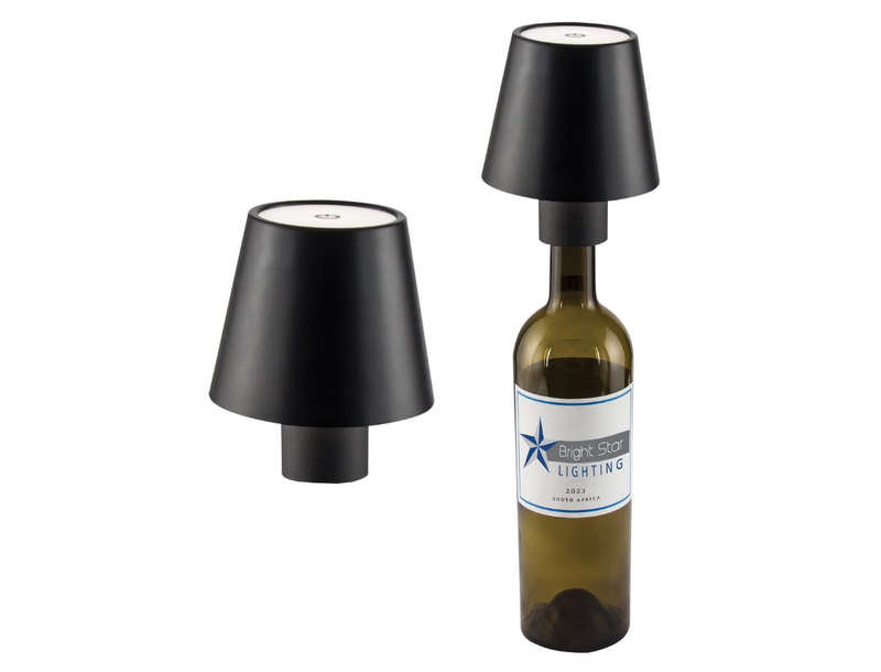 Rechargeable Wine Bottle Table Lamp---White