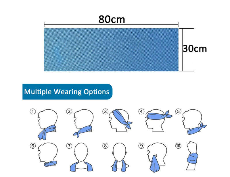 12 Piece Cooling Towels Ice Towel