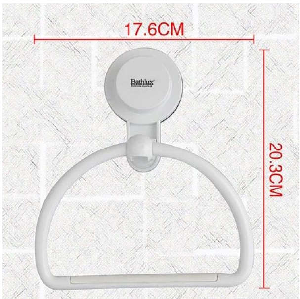 Bathlux Single Towel Rack With Suction Cup