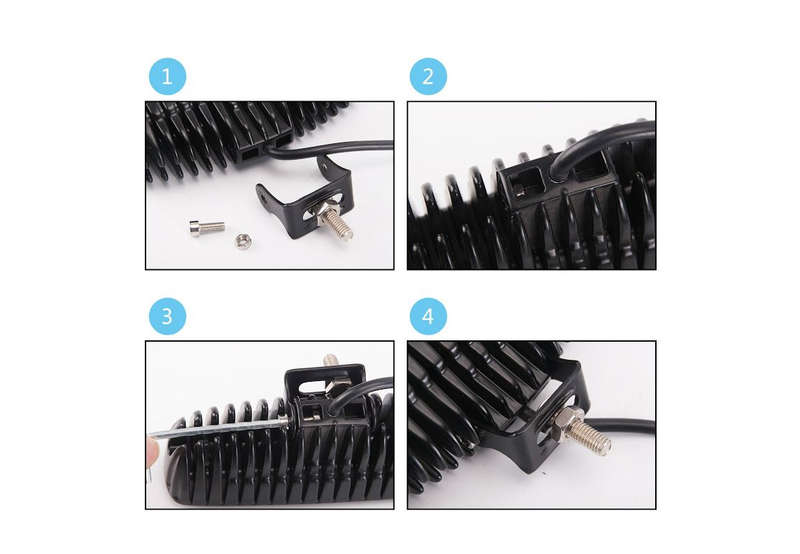 18W Spot Work Light Strip Jeep Off-road Light Bar Waterproof for 2