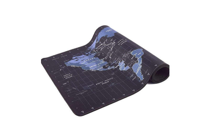 World Map Anti-Slip Extended Mouse Pad.( 2 pcs)