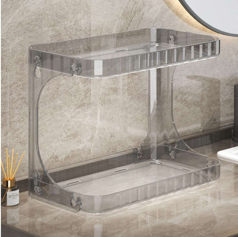 2-Tier Vanity Tray Shelf for Makeup Cosmetic