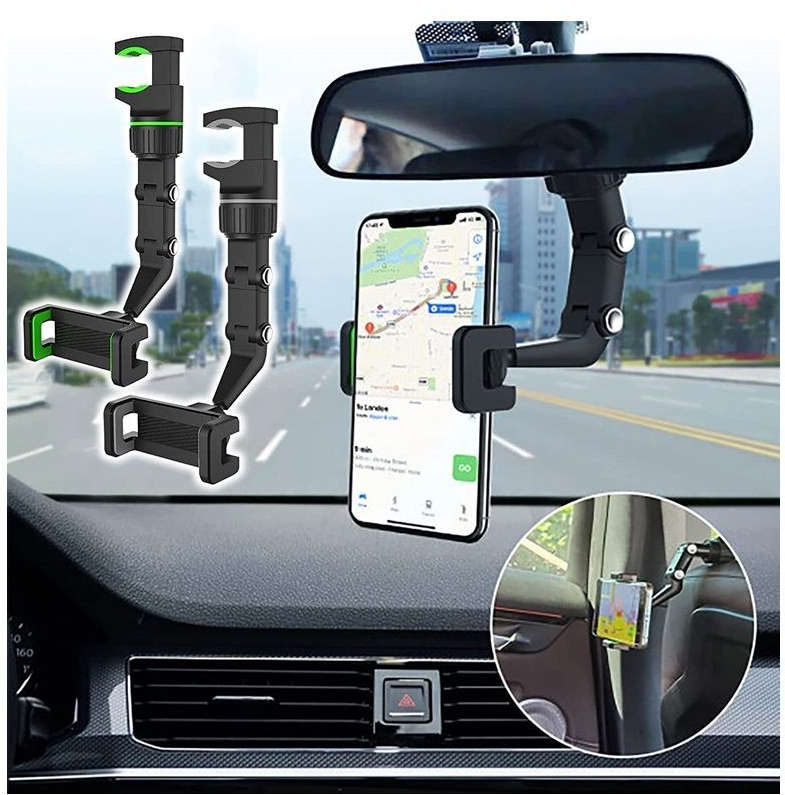 Car Mirror Mobile Phone Holder