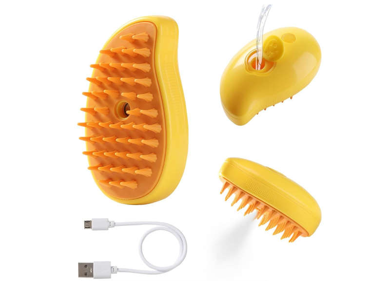 3-in-1 Electric Cat & Dog Grooming Brush